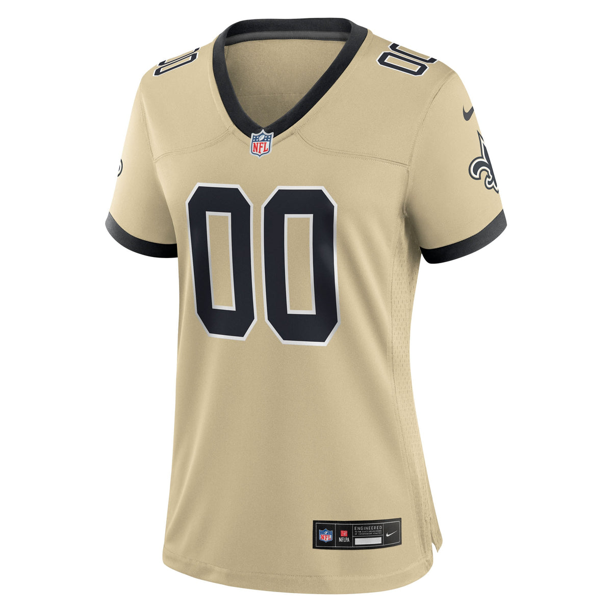 Women's New Orleans Saints Nike Gold Gameday Golds Alternate Custom Game Jersey