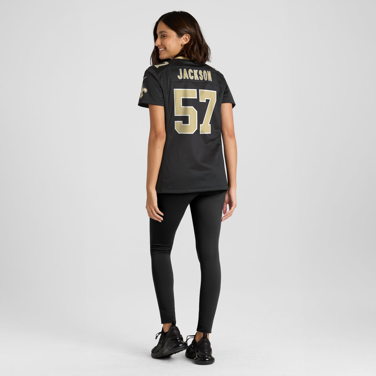 Women's New Orleans Saints Rickey Jackson Nike Black Retired Player Jersey