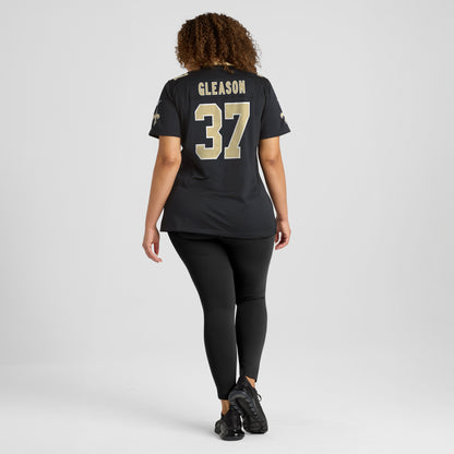Women's New Orleans Saints Steve Gleason Nike Black Game Retired Player Jersey