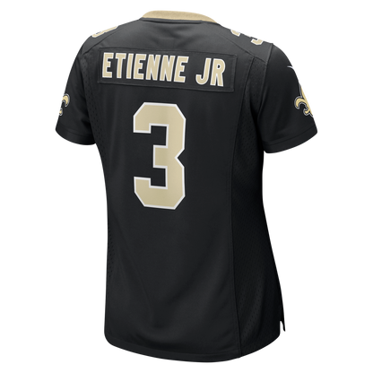 Women's New Orleans Saints Travis Etienne Jr Nike Black Team Game Jersey