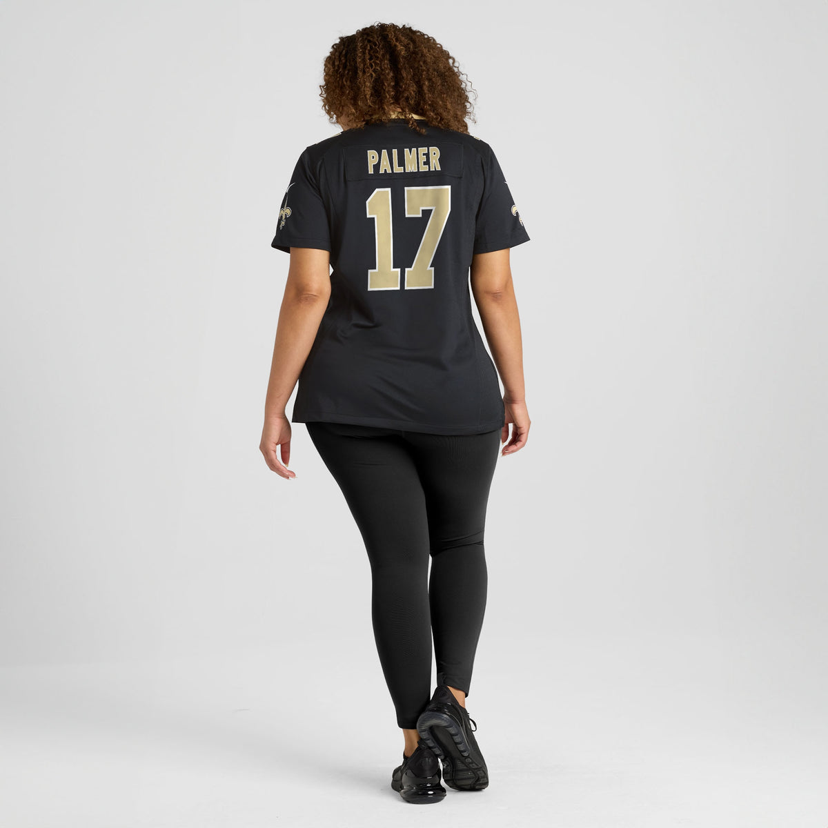 Women's New Orleans Saints Trey Palmer Nike Black Team Game Jersey