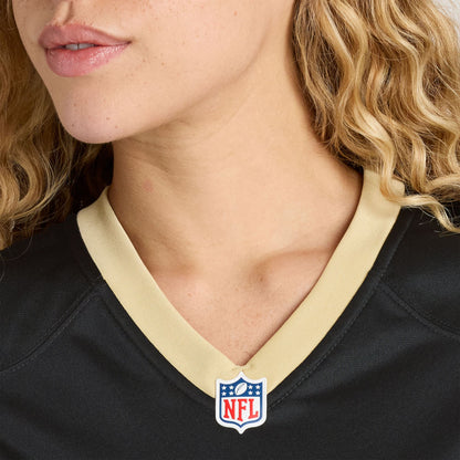 Women's New Orleans Saints Tyler Shough Nike Black Game Jersey