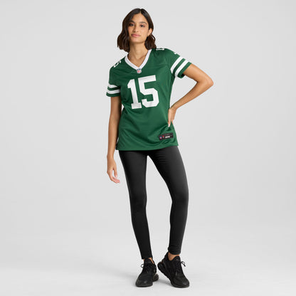 Women's New York Jets Adonai Mitchell Nike Legacy Green Team Game Jersey