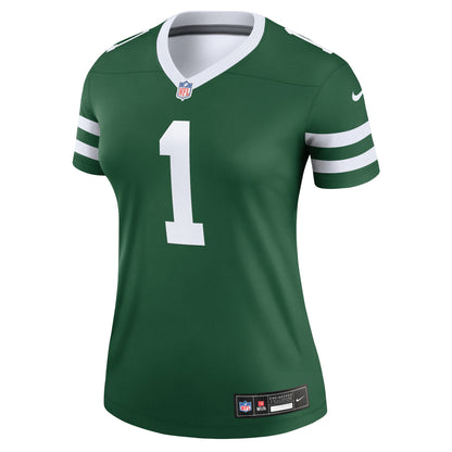 Women's New York Jets Ahmad Sauce Gardner Nike Legacy Green Legend Player Performance Top