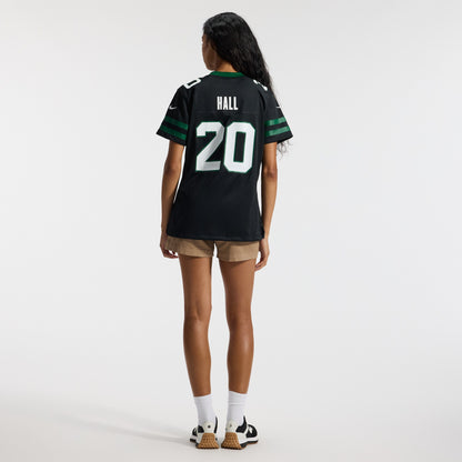 Women's New York Jets Breece Hall Nike Legacy Black Alternate Game Jersey