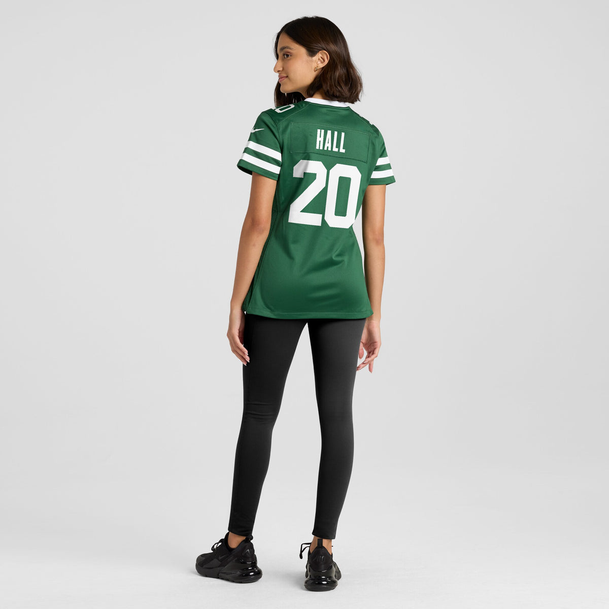 Women's New York Jets Breece Hall Nike Legacy Green Game Jersey