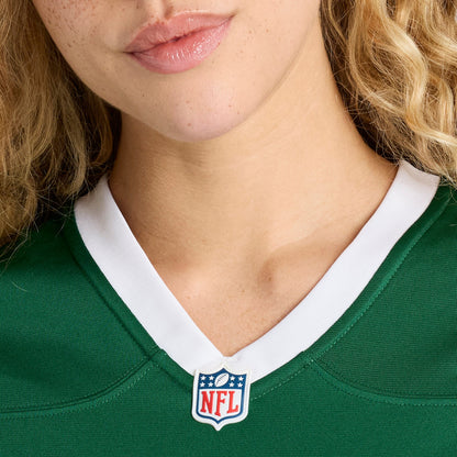 Women's New York Jets Breece Hall Nike Legacy Green Game Jersey