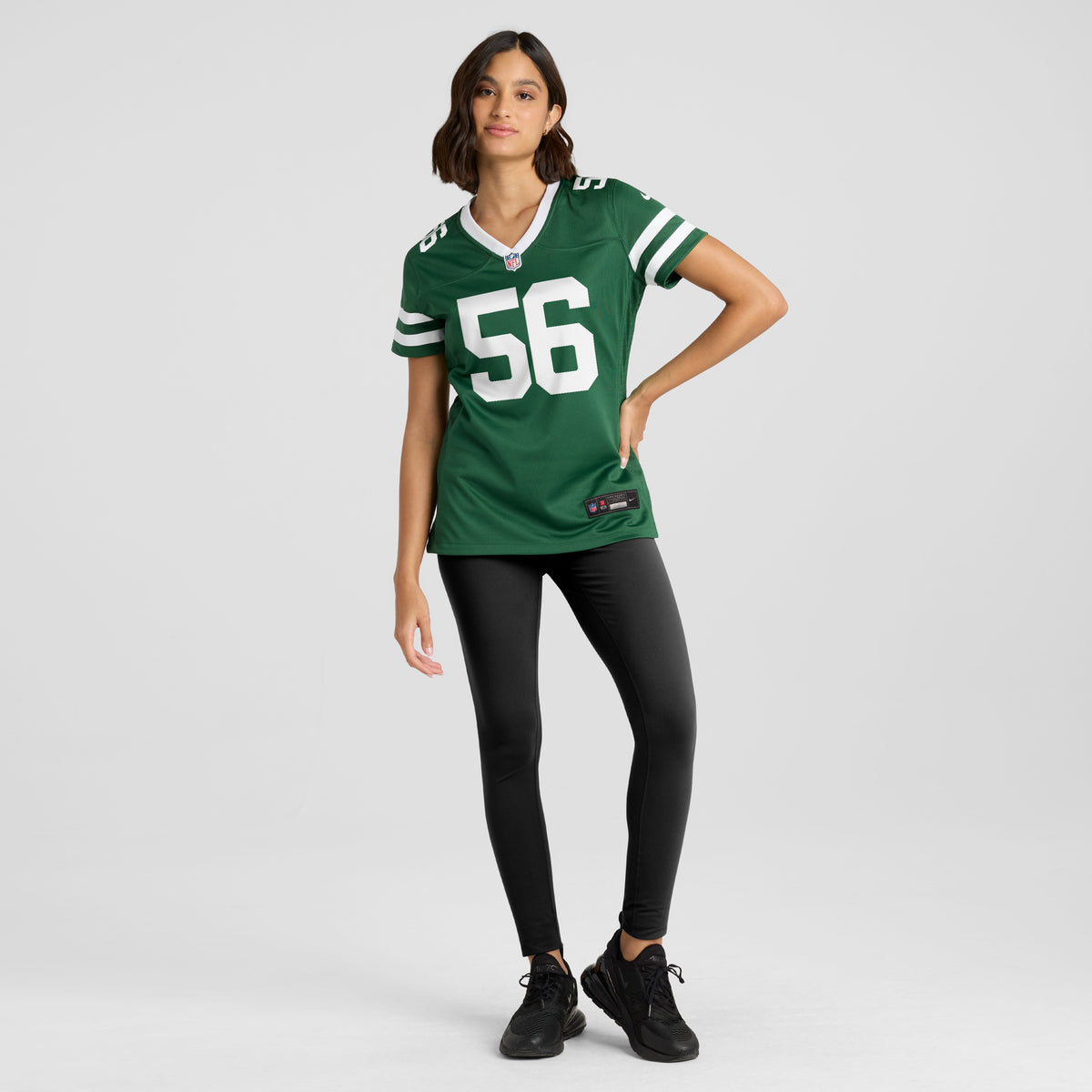Women's New York Jets Demario Davis Nike Legacy Green Team Game Jersey