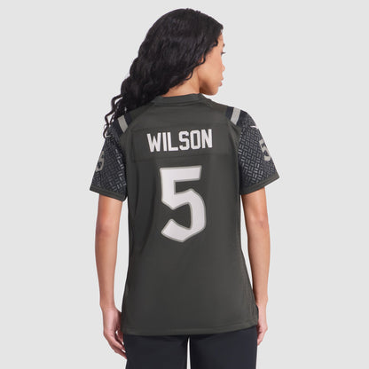 Women's New York Jets Garrett Wilson Nike Gotham Green 2025 Rivalries Collection Game Jersey