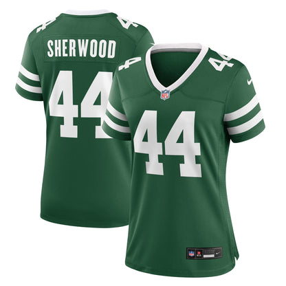 Women's New York Jets Jamien Sherwood Nike Legacy Green Game Jersey