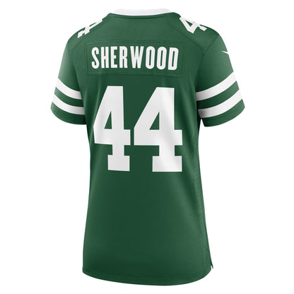 Women's New York Jets Jamien Sherwood Nike Legacy Green Game Jersey