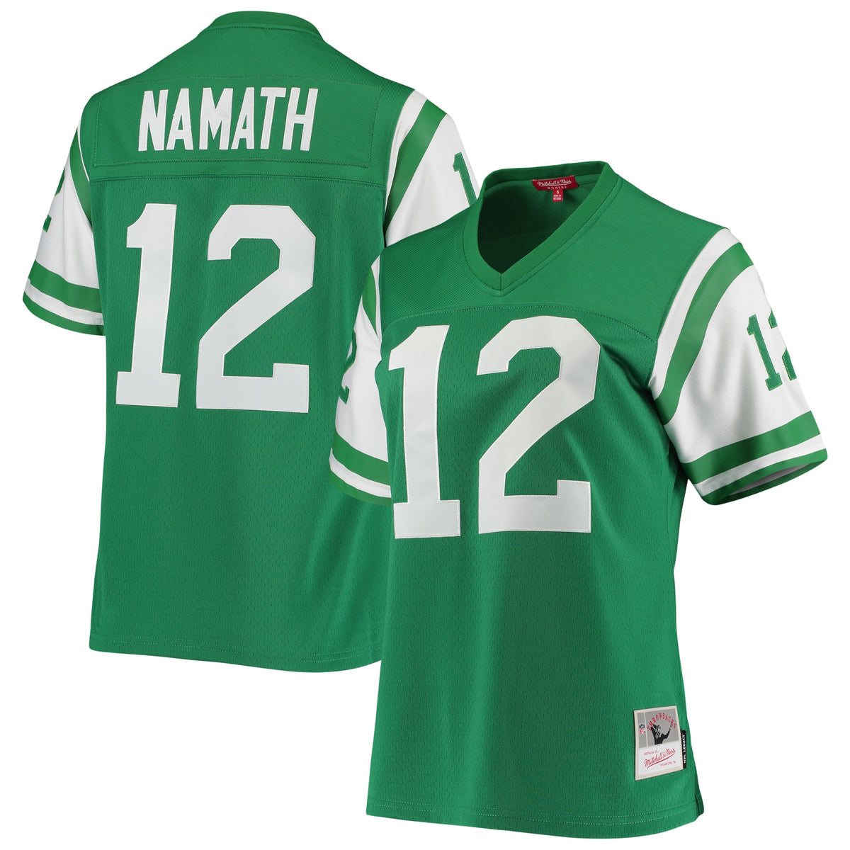 Women's New York Jets Joe Namath Mitchell & Ness Green 1969 Legacy Replica Jersey