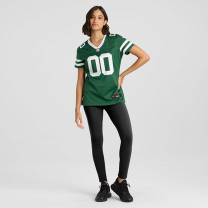 Women's New York Jets Nike Legacy Green Custom Game Jersey