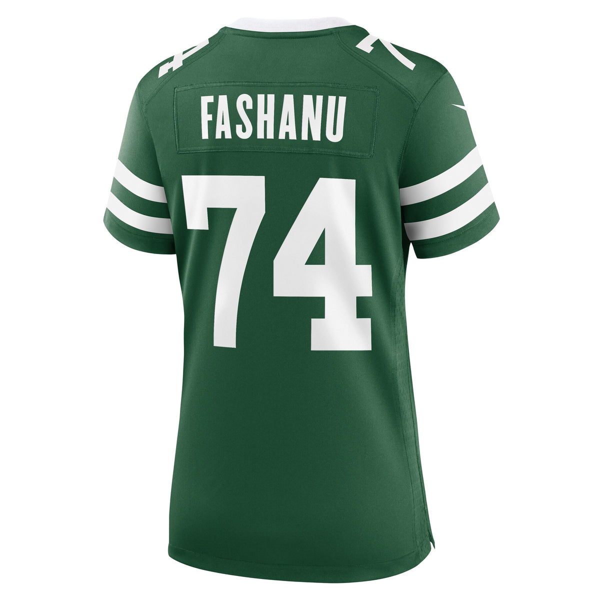 Women's New York Jets Olu Fashanu Nike Legacy Green Game Jersey