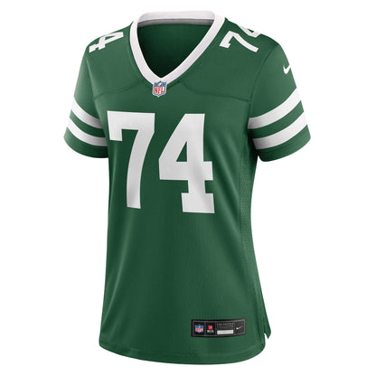 Women's New York Jets Olu Fashanu Nike Legacy Green Game Jersey