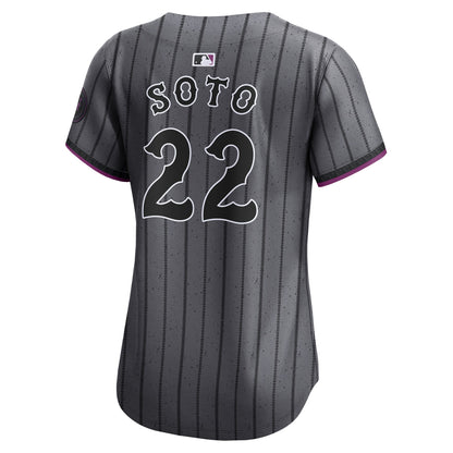Women's New York Mets Juan Soto Nike Gray City Connect Limited Jersey