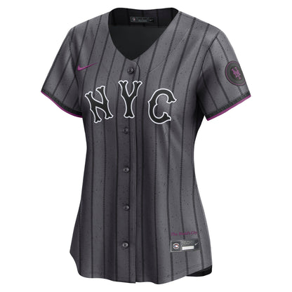 Women's New York Mets Nike Gray City Connect Limited Jersey