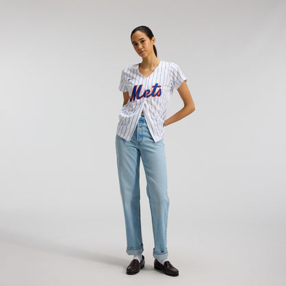 Women's New York Mets Nike White Home Replica Team Jersey