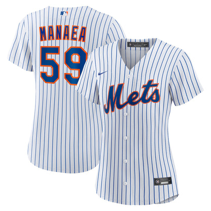 Women's New York Mets Sean Manaea Nike White Home Replica Jersey