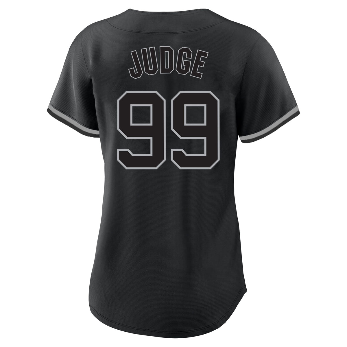 Women's New York Yankees Aaron Judge Profile Black Plus Size Player Name & Number Fashion Jersey