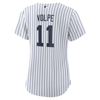 Women's New York Yankees Anthony Volpe Nike White Home Replica Player Jersey