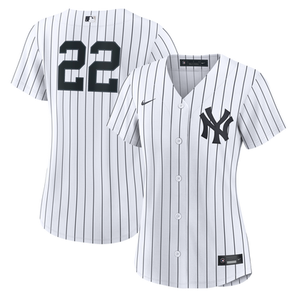 Women's New York Yankees Ben Rice Nike White Home Replica Jersey
