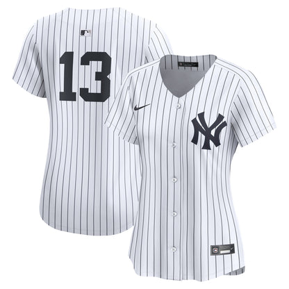 Women's New York Yankees Jazz Chisholm Jr. Nike White Home Limited Player Jersey