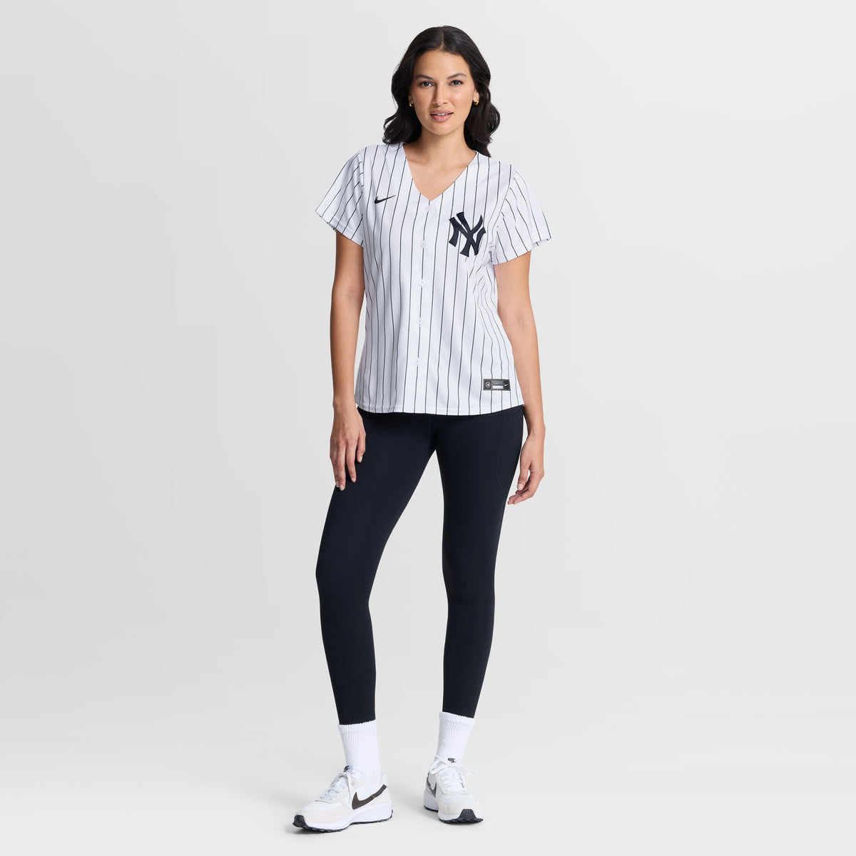Women's New York Yankees Spencer Jones Nike White Home Replica Jersey