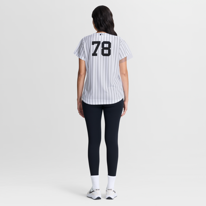 Women's New York Yankees Spencer Jones Nike White Home Replica Jersey