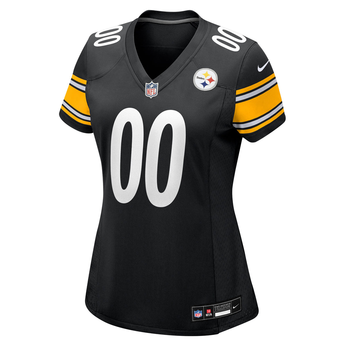 Women's Nike Black Pittsburgh Steelers Custom Game Jersey