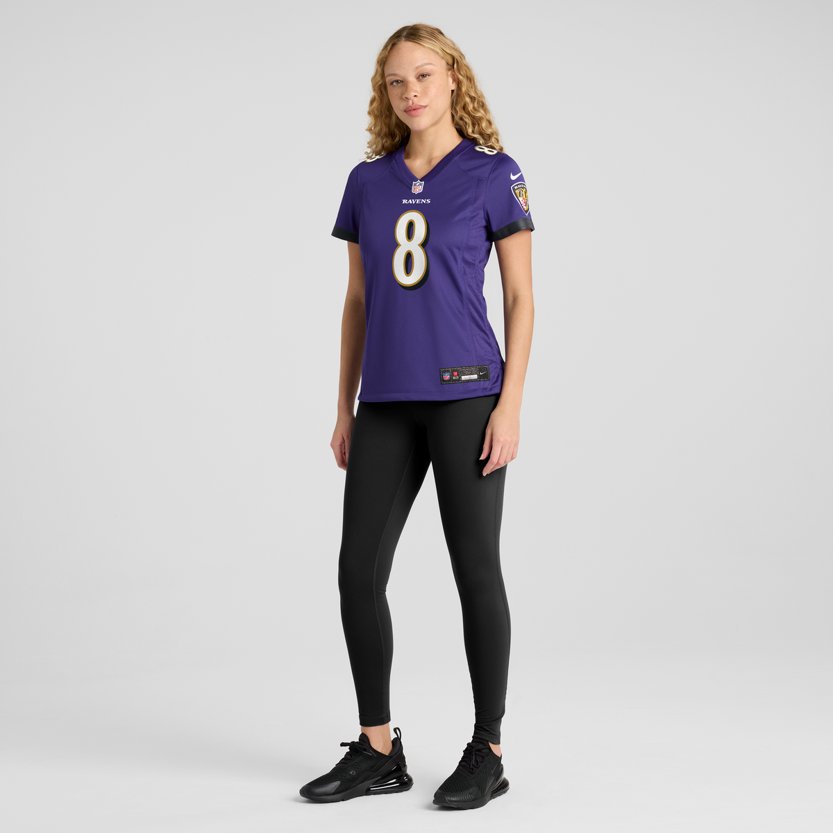 Women's Nike Lamar Jackson Purple Baltimore Ravens Game Jersey