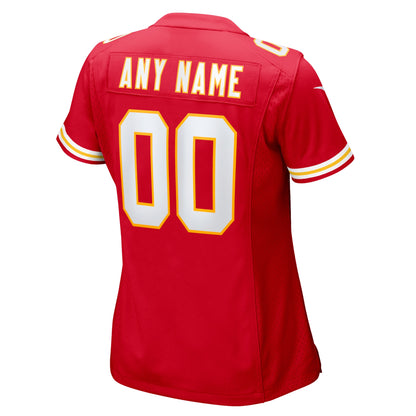 Women's Nike Red Kansas City Chiefs Custom Game Jersey