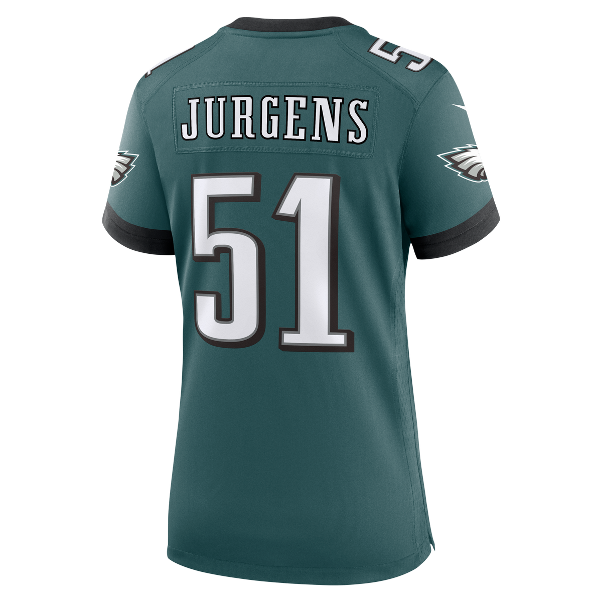 Women's Philadelphia Eagles Cam Jurgens Nike Midnight Green Team Game Jersey