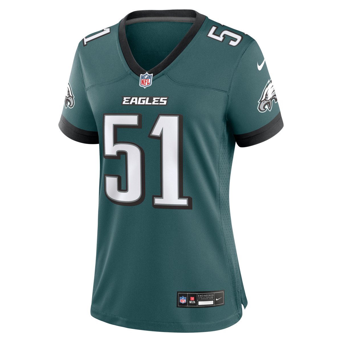 Women's Philadelphia Eagles Cam Jurgens Nike Midnight Green Team Game Jersey