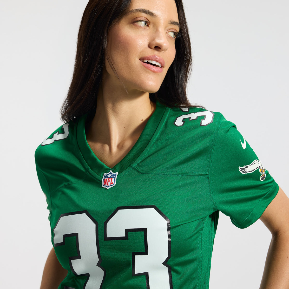 Women's Philadelphia Eagles Cooper DeJean Nike Kelly Green Alternate Game Jersey