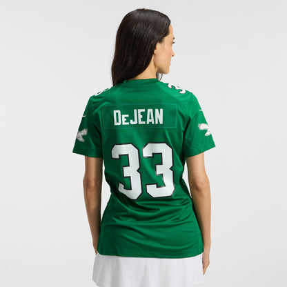 Women's Philadelphia Eagles Cooper DeJean Nike Kelly Green Alternate Game Jersey