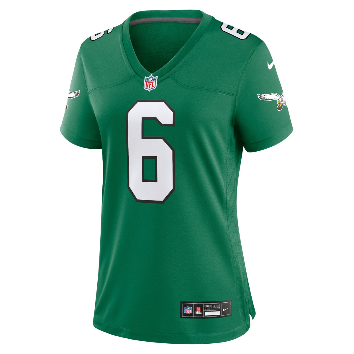 Women's Philadelphia Eagles DeVonta Smith Nike Kelly Green Player Jersey