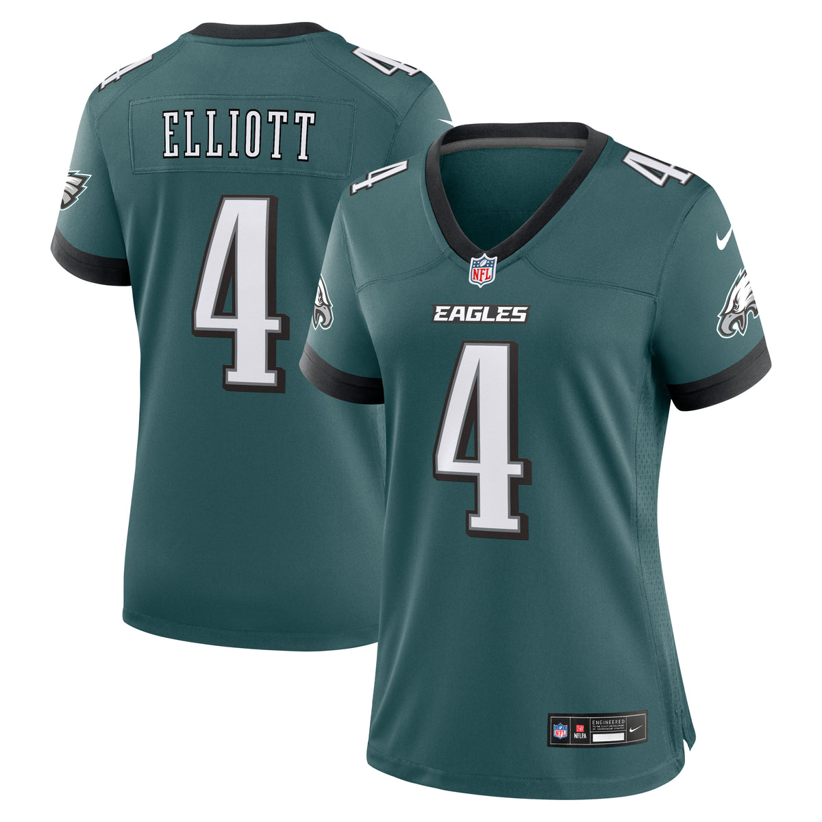 Women's Philadelphia Eagles Jake Elliott Nike Midnight Green Team Game Jersey