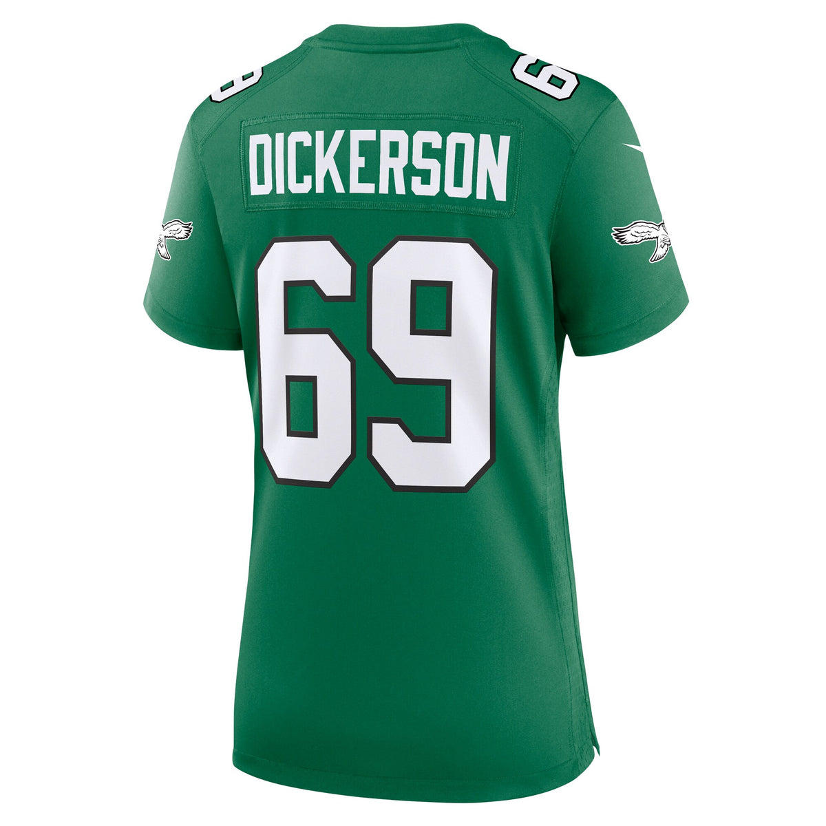 Women's Philadelphia Eagles Landon Dickerson Nike Kelly Green Alternate Game Jersey