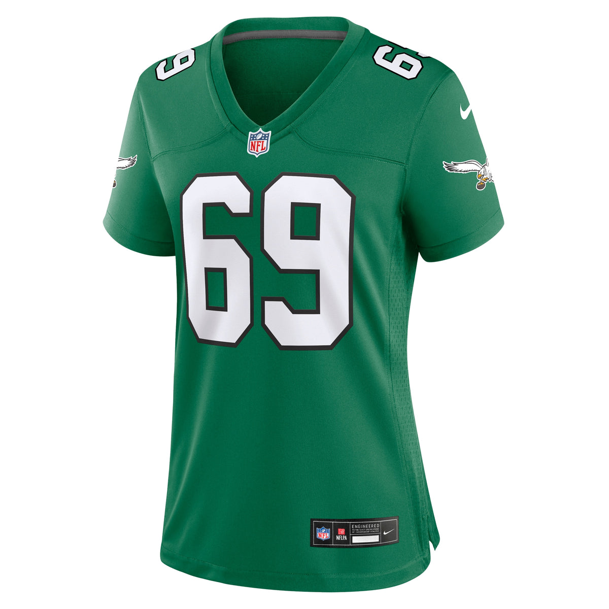 Women's Philadelphia Eagles Landon Dickerson Nike Kelly Green Alternate Game Jersey
