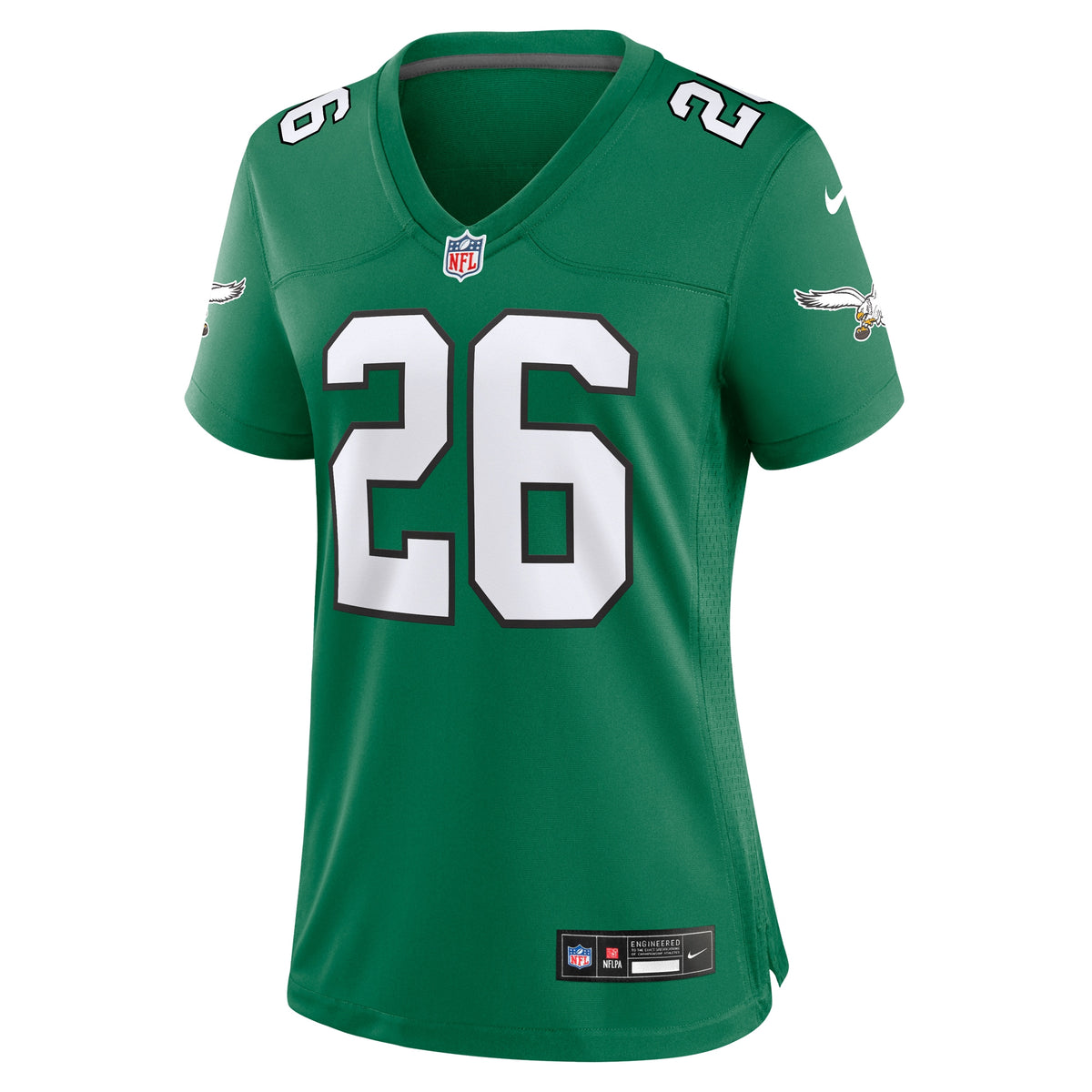 Women's Philadelphia Eagles Saquon Barkley Nike Kelly Green Alternate Game Jersey