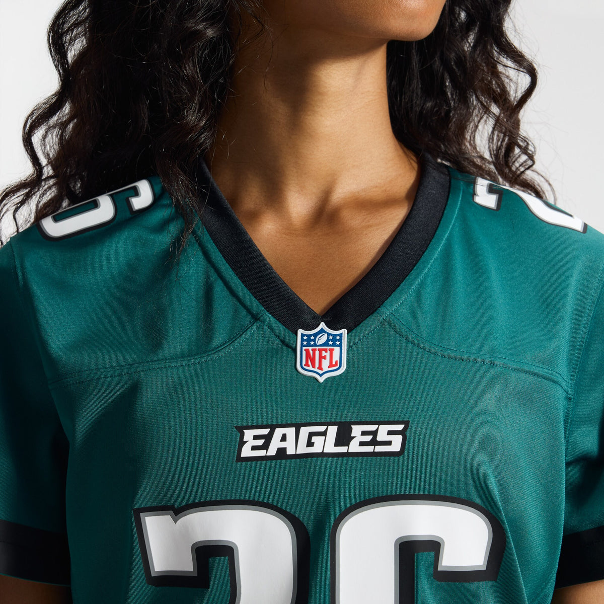 Women's Philadelphia Eagles Saquon Barkley Nike Midnight Green Team Game Jersey