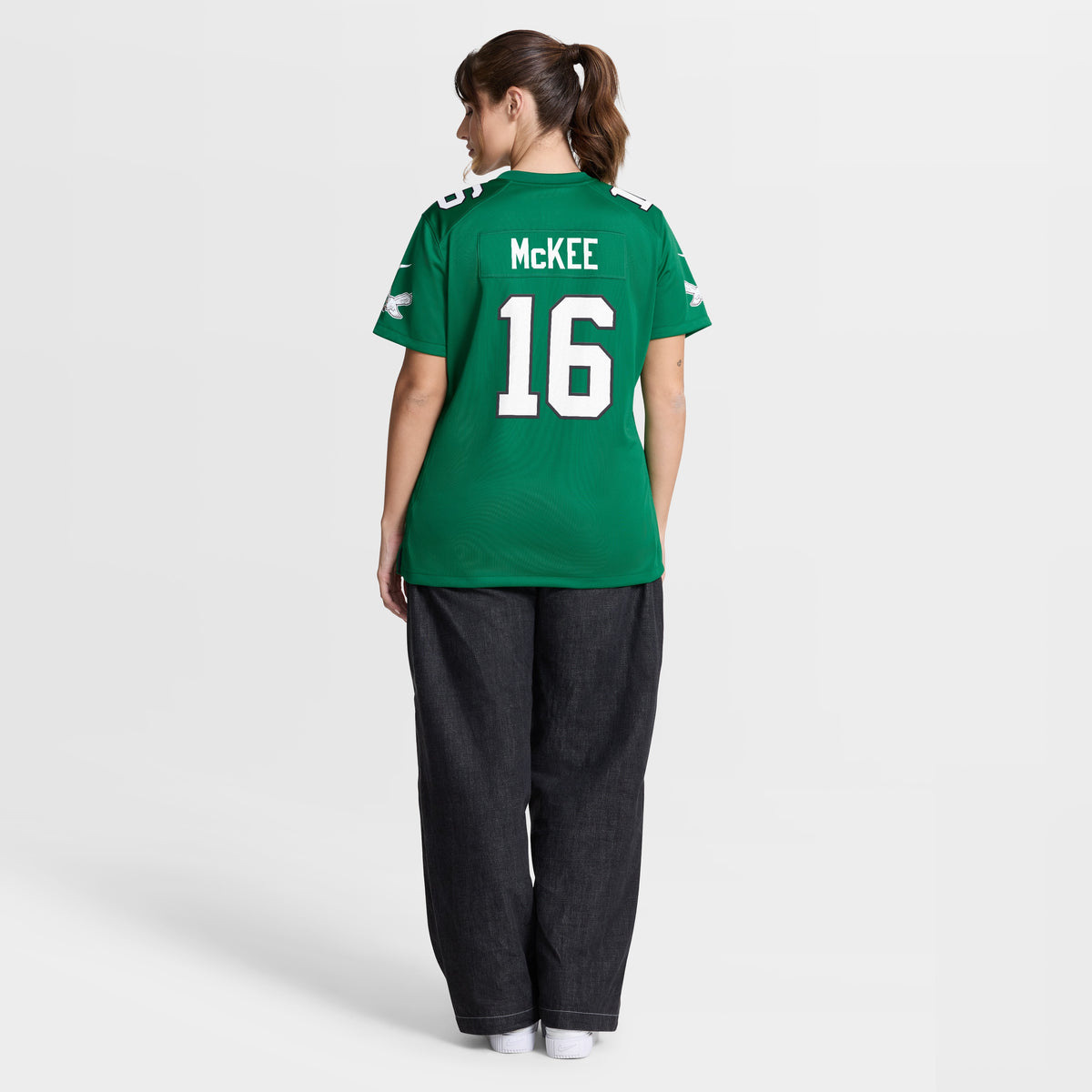 Women's Philadelphia Eagles Tanner McKee Nike Kelly Green Alternate Game Jersey