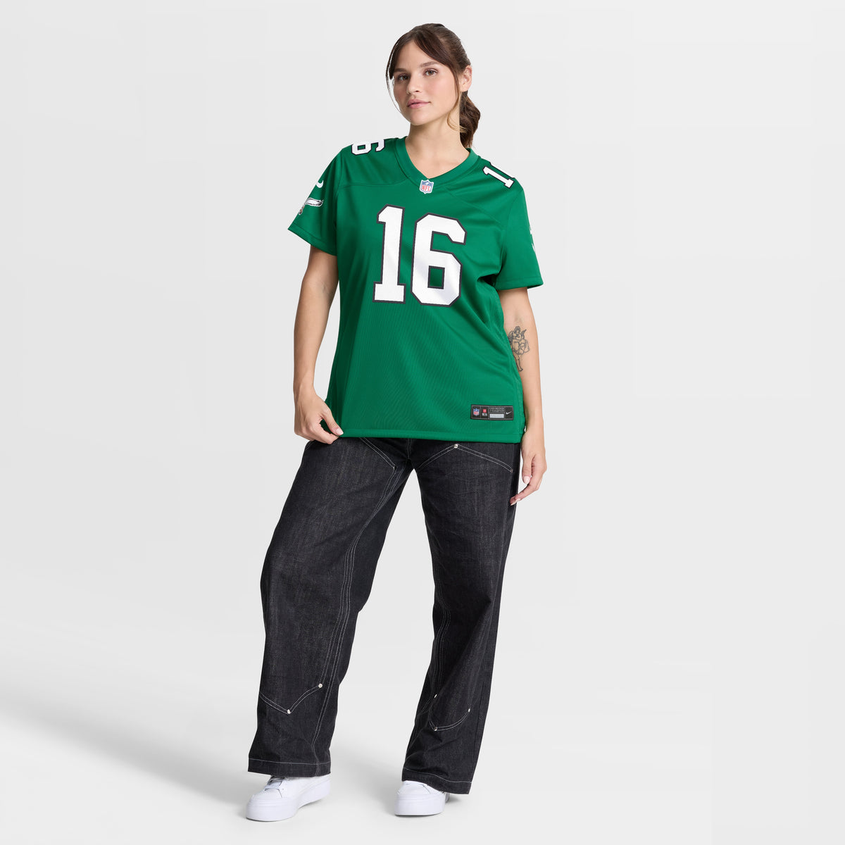 Women's Philadelphia Eagles Tanner McKee Nike Kelly Green Alternate Game Jersey
