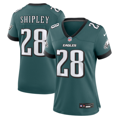 Women's Philadelphia Eagles Will Shipley Nike Midnight Green Team Game Jersey
