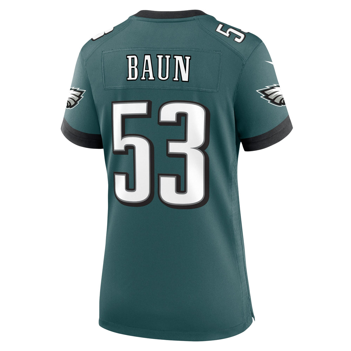 Women's Philadelphia Eagles Zack Baun Nike Midnight Green Game Jersey