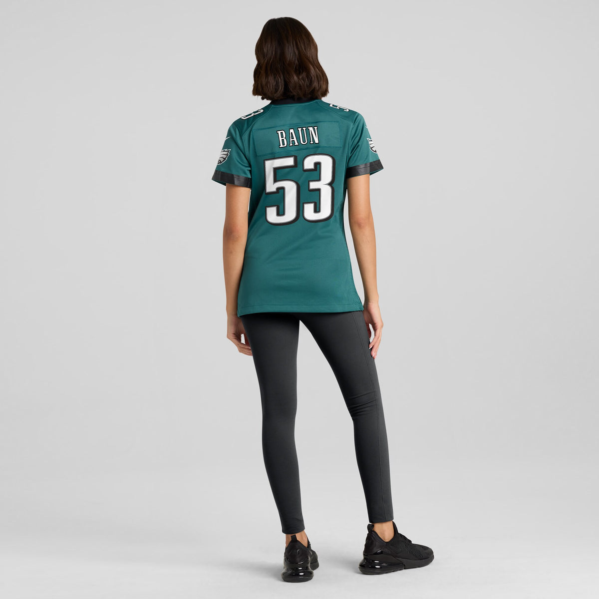 Women's Philadelphia Eagles Zack Baun Nike Midnight Green Game Jersey