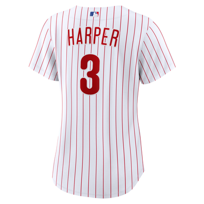 Women's Philadelphia Phillies Bryce Harper Nike White Home Replica Jersey