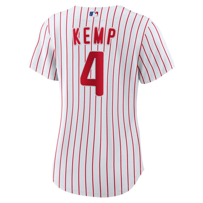 Women's Philadelphia Phillies Otto Kemp Nike White Home Replica Jersey