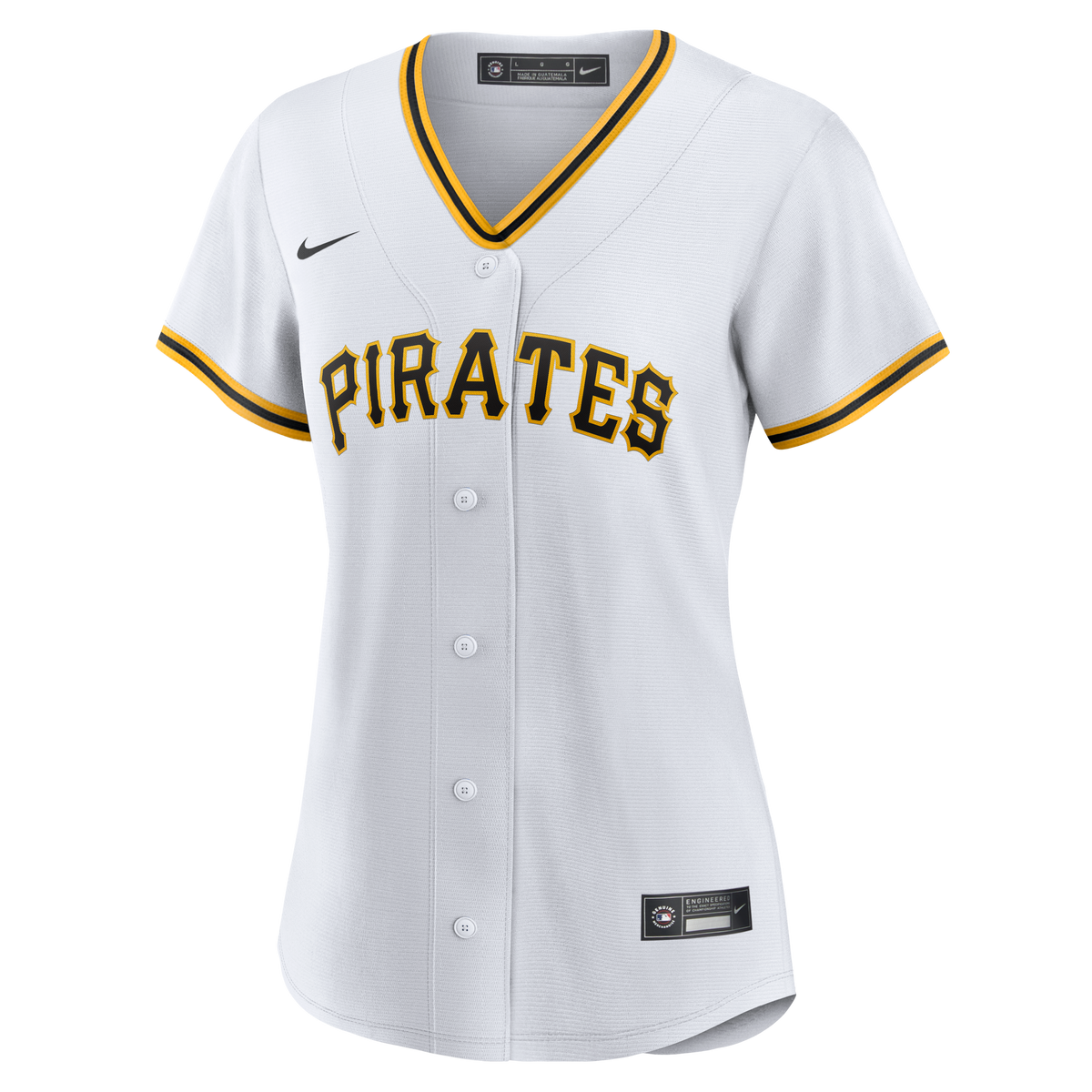 Women's Pittsburgh Pirates Konnor Griffin Nike White Home Replica Jersey